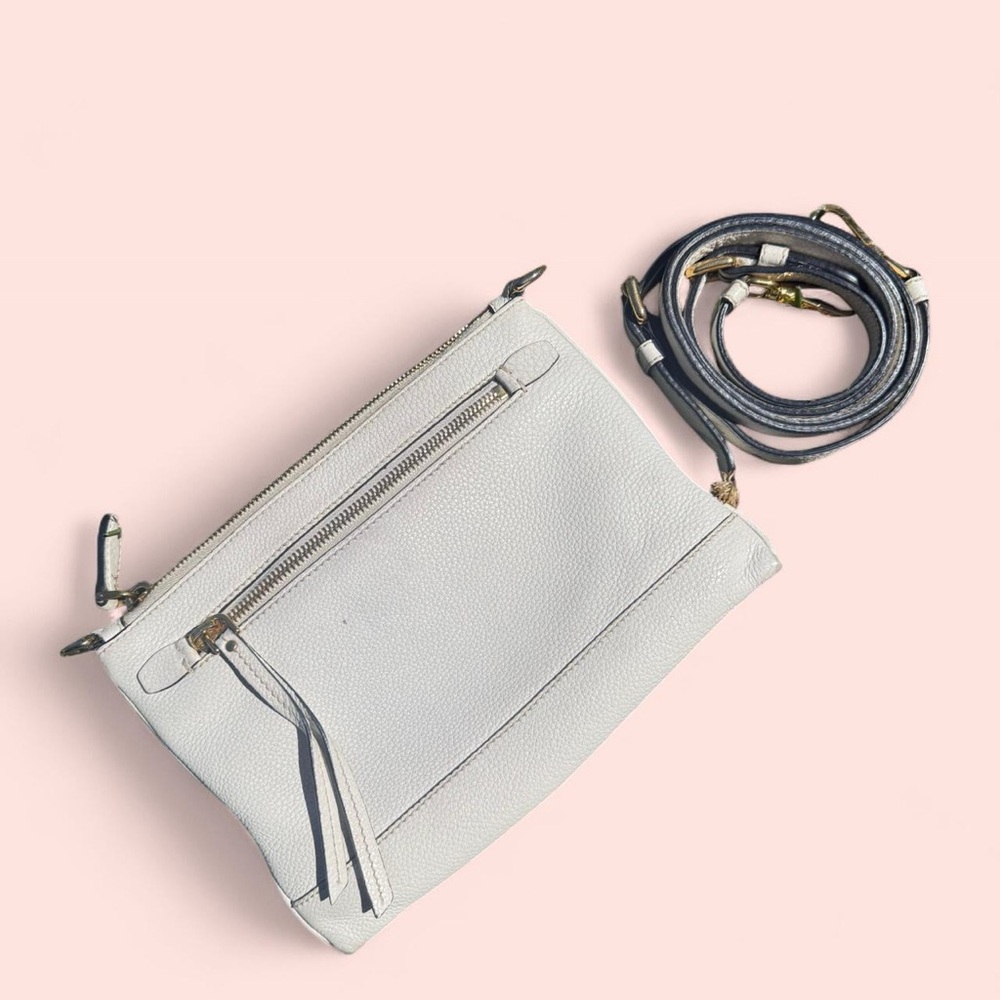 Prada Cream Leather Crossbody Bag - Picture 2 of 3